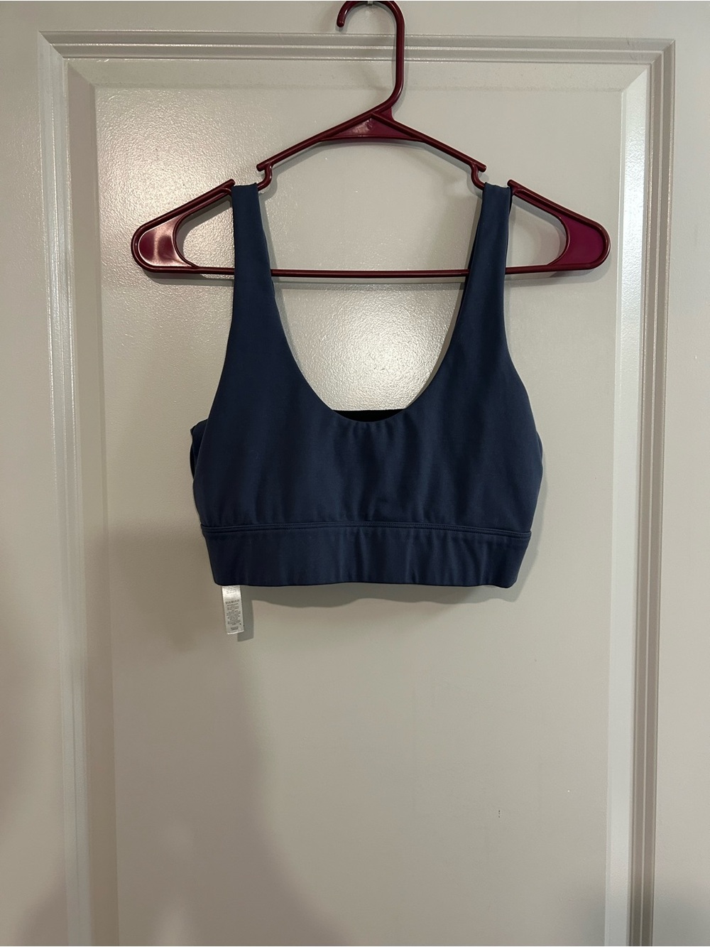 Varley Scoop Neck Sports Bra - Slate Blue